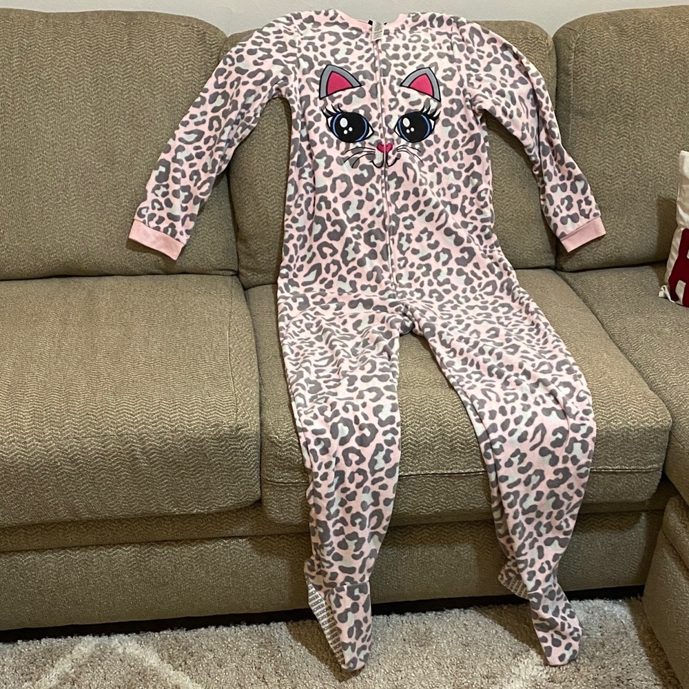 Joe Boxer Pink Animal Print Kids Footie